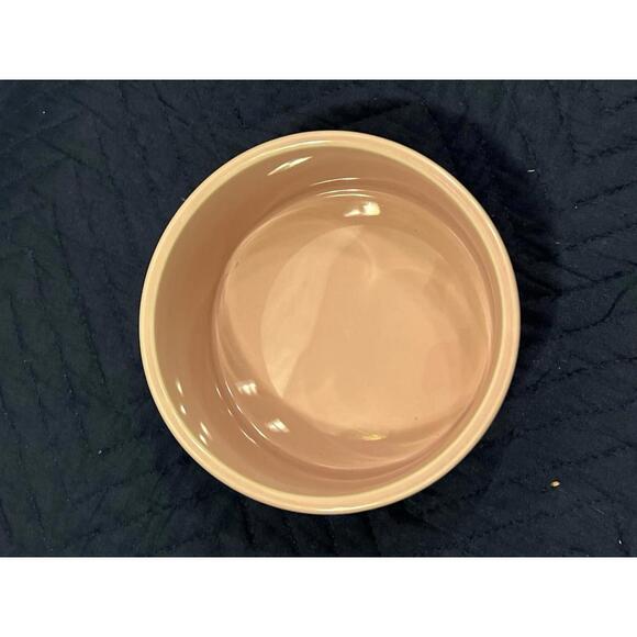 Vibrant Life Pink Ceramic Dog Bowl “WOOF” 5.5” Small Pet Dish Microwave Safe - Picture 3 of 4